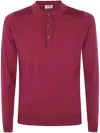 John Smedley Belper Shirt Ls In Red