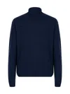 John Smedley Faisal Wool Blend Turtleneck Sweater In Blue