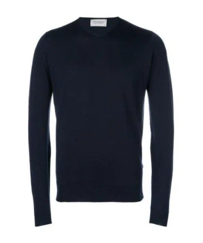 JOHN SMEDLEY V-NECK JUMPER
