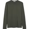 John Smedley Weatherby Cotton Sweater In Palm