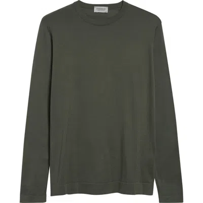 John Smedley Weatherby Cotton Sweater In Palm