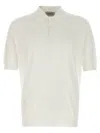 John Smedley 'isis' Short Sleeves Polo Shirt In White