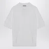 John Smedley White Isis Polo In Cotton