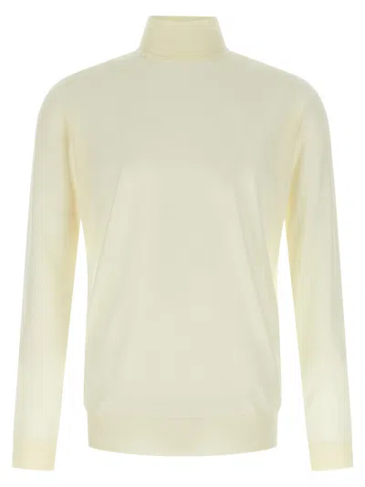 John Smedley White Richards Sweater