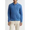 John Smedley Winster Wool Cardigan In Blue