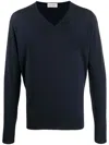 John Smedley Wool Knit Jumper In Black
