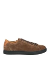 John Spencer Man Sneakers Taupe Size 7 Leather In Gray