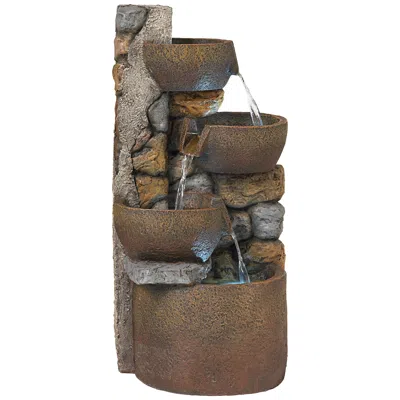 John Timberland Ashmill Urn 29" High Rustic Garden Fountain