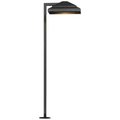 John Timberland Basset 23" High Textured Black Led Landscape Path Light
