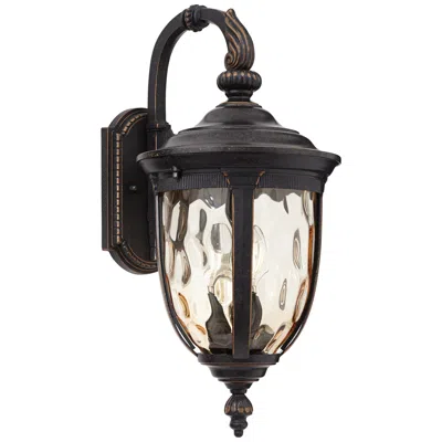 John Timberland Bellagio 20 1/2" Bronze Downbridge Outdoor Wall Light
