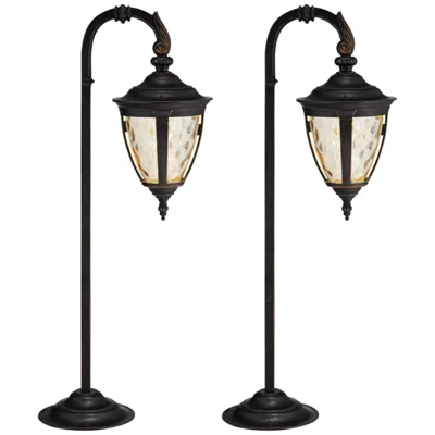 John Timberland Bellagio 26 1/2"h Bronze Landscape Led Path Lights Set Of 2