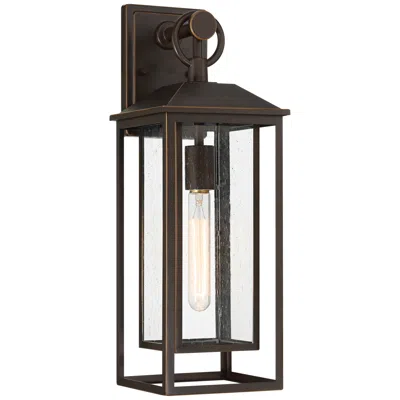 John Timberland Califa 20" High Bronze Outdoor Wall Light
