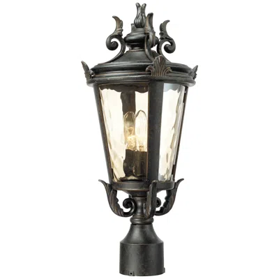 John Timberland Casa Marseille 20 1/2" High Bronze Outdoor Post Light
