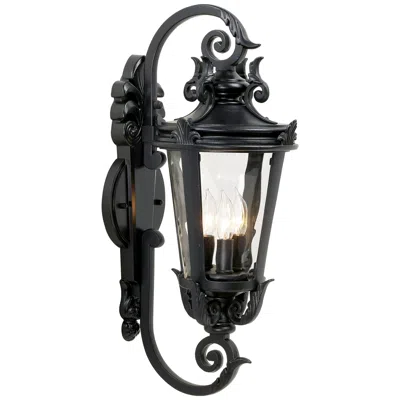 John Timberland Casa Marseille™ 21 1/2" High Black Outdoor Wall