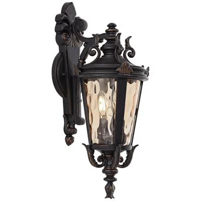 John Timberland Casa Marseille 21 3/4" High Bronze Outdoor Wall Light