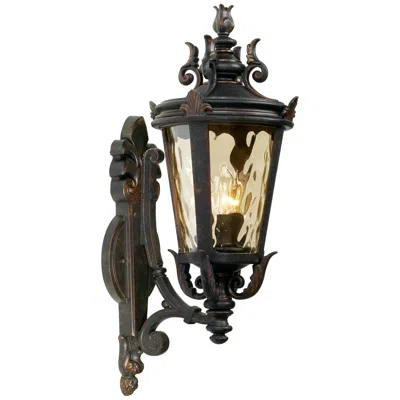 John Timberland Casa Marseille 22" High Bronze Outdoor Wall Light