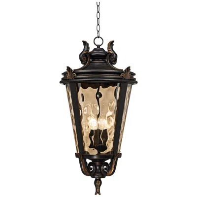 John Timberland Casa Marseille 30" High Bronze Outdoor Hanging Light