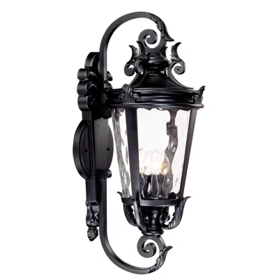John Timberland Casa Marseille 31" High Black Traditional Large Outdoor Wall Light