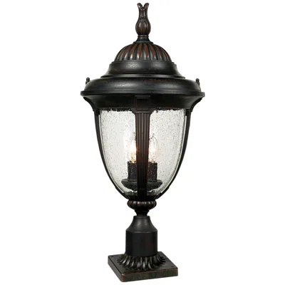 John Timberland Casa Sierra 24 1/2" High Bronze Finish Post Light With Pier Adapter