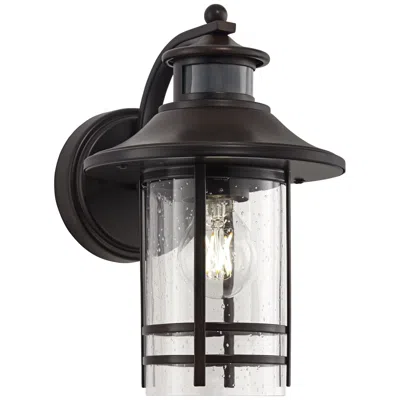 John Timberland Galt 11 1/4" Bronze Motion Sensor Outdoor Wall Light