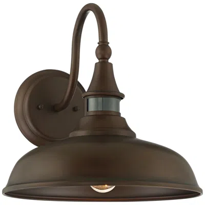 John Timberland Gough 12 1/2" Bronze Motion Sensor Outdoor Barn Light