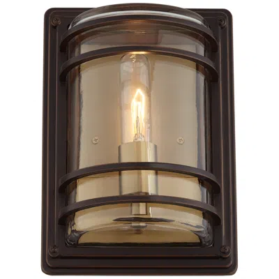 John Timberland Habitat 11" Bronze And Warm Brass Rustic Wall Sconce