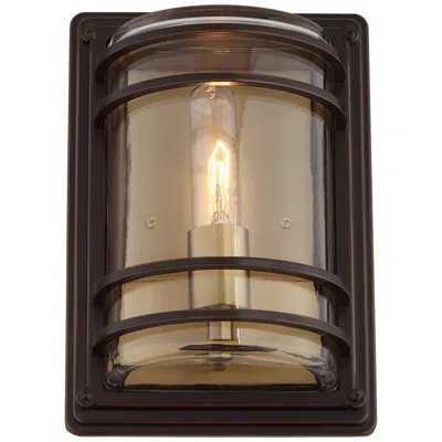 John Timberland Habitat 11" High Bronze Warm Brass Outdoor Wall Light