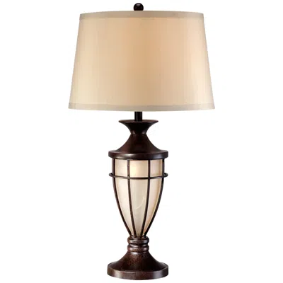 John Timberland Mission Cage 33" Night Light Table Lamp With Dimmer