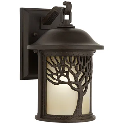 John Timberland Mission Tree 12 1/4" Bronze Outdoor Wall Light