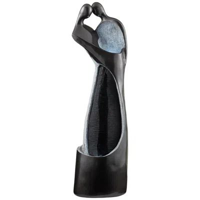 John Timberland Modern Couple 47" High Black Indoor/outdoor Led Fountain