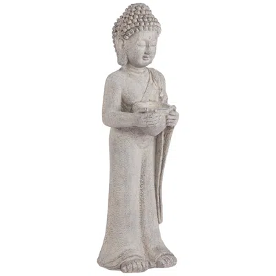 John Timberland Standing Buddha 32" High Gray Indoor-outdoor Statue