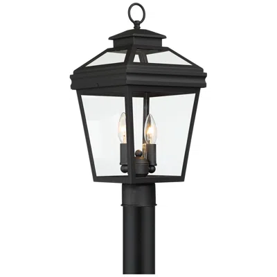 John Timberland Stratton Street 18 1/2" High Black Outdoor Post Light