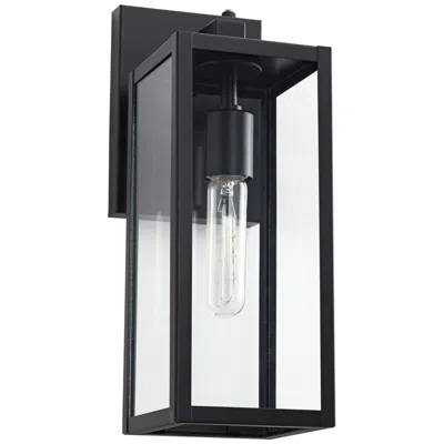 John Timberland Titan 14" High Mystic Black Dusk To Dawn Outdoor Light