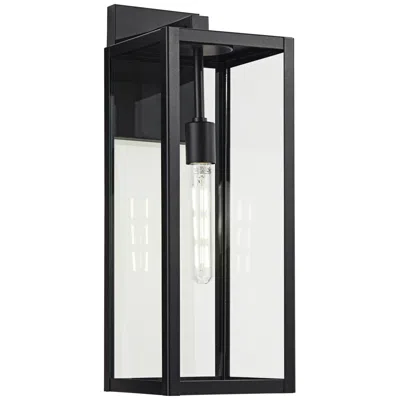 John Timberland Titan 20" High Mystic Black Outdoor Wall Light