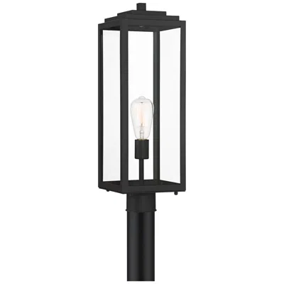 John Timberland Titan 21 3/4" High Mystic Black Outdoor Post Light