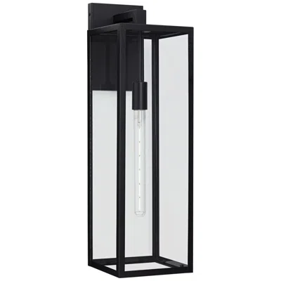 John Timberland Titan 27" High Mystic Black Outdoor Wall Light