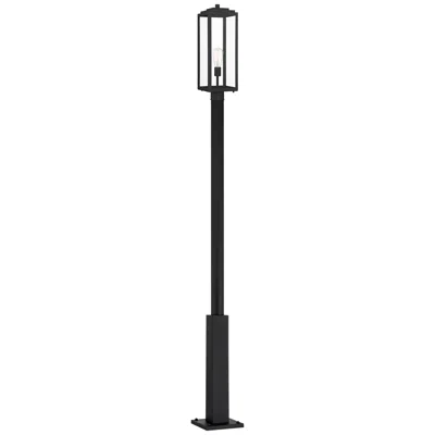 John Timberland Titan 97 3/4" High Mystic Black Outdoor Post Light