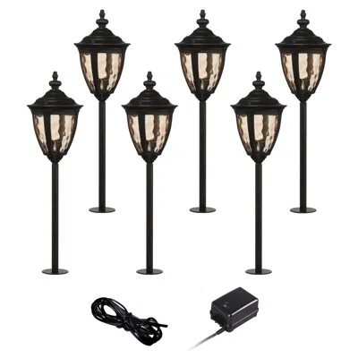 John Timberland Uvas Bronze 8-piece Outdoor Led Landscape Lighting Set