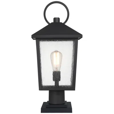 John Timberland Westmont 20 3/4" High Sand Black Outdoor Pier Light