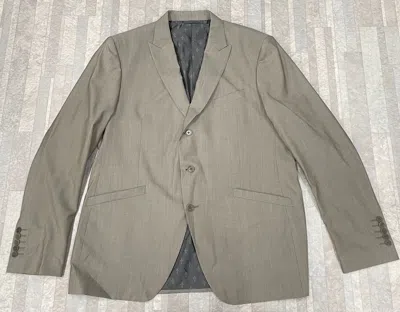 Pre-owned John Varvatos $1395  Blazer In Beige Size: 58 Rg