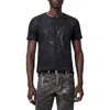 John Varvatos 25th Anniversary Embroidered T-shirt In Black