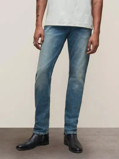 Pre-owned John Varvatos $318  Damon Aged Blue Regular Fit Jean Size:30