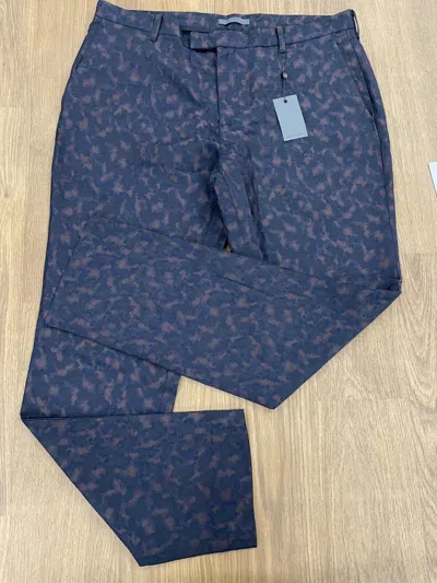 Pre-owned John Varvatos $498  Chino Pants In Merlot Size: 52 In Black