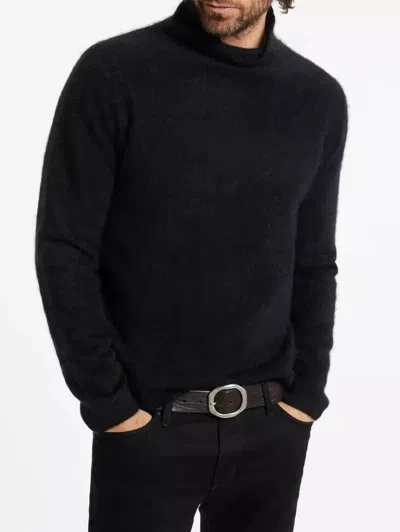 Pre-owned John Varvatos $598  Solano Mock Neck In Black Size: Large