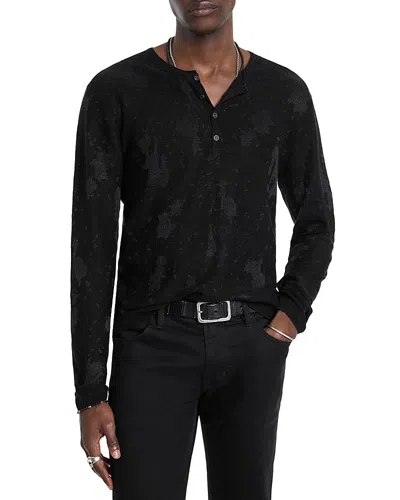 John Varvatos Agustin Henley In Black