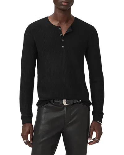 John Varvatos Albano Henley In Black