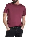 John Varvatos Amato Crewneck Tee In Plum