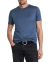 John Varvatos Amato Regular Fit Crew Tee In Blue