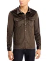 John Varvatos Andres Long Sleeve Shirt In Brown