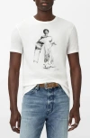 John Varvatos Aretha Franklin Graphic T-shirt In Neutral